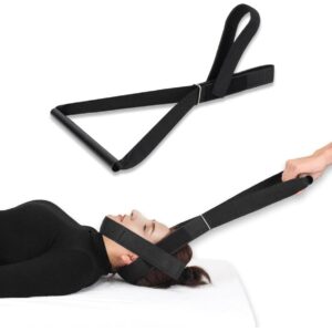 Correia para alongamento do pescoço